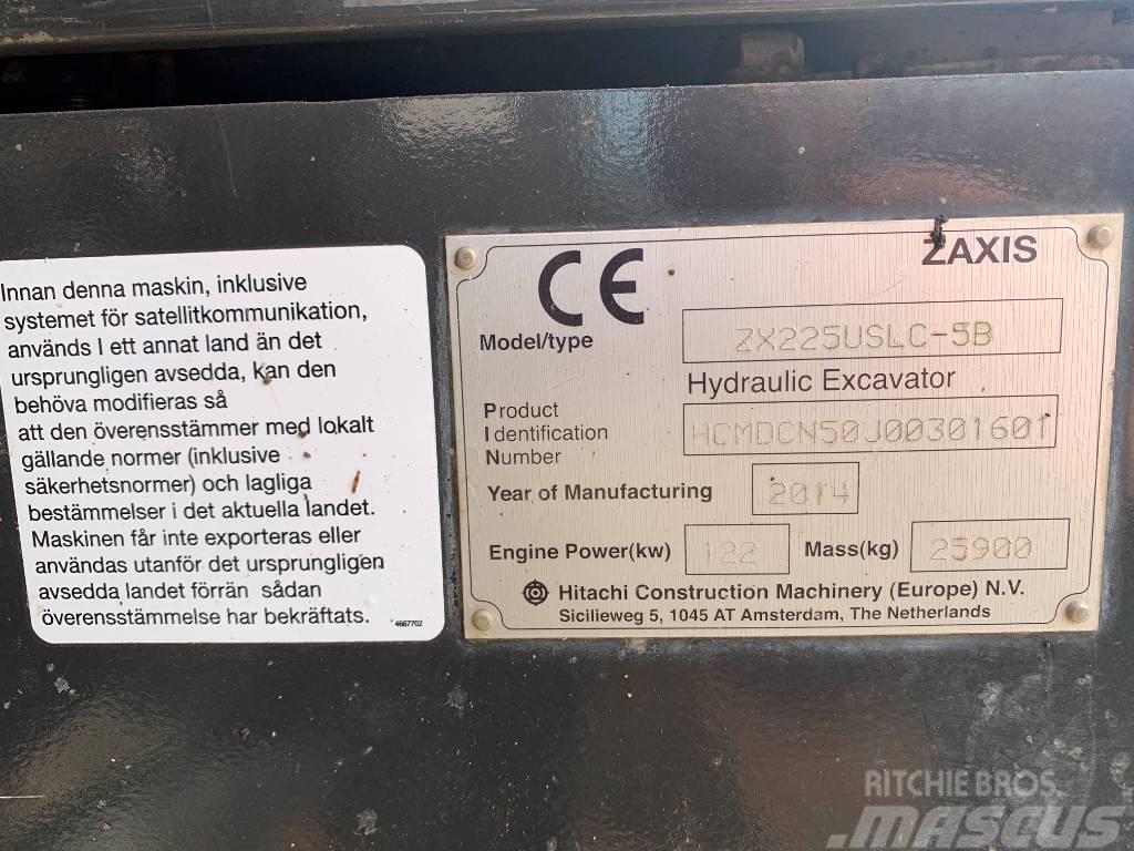 Hitachi ZX 225 USLC - 5B Гусеничні екскаватори