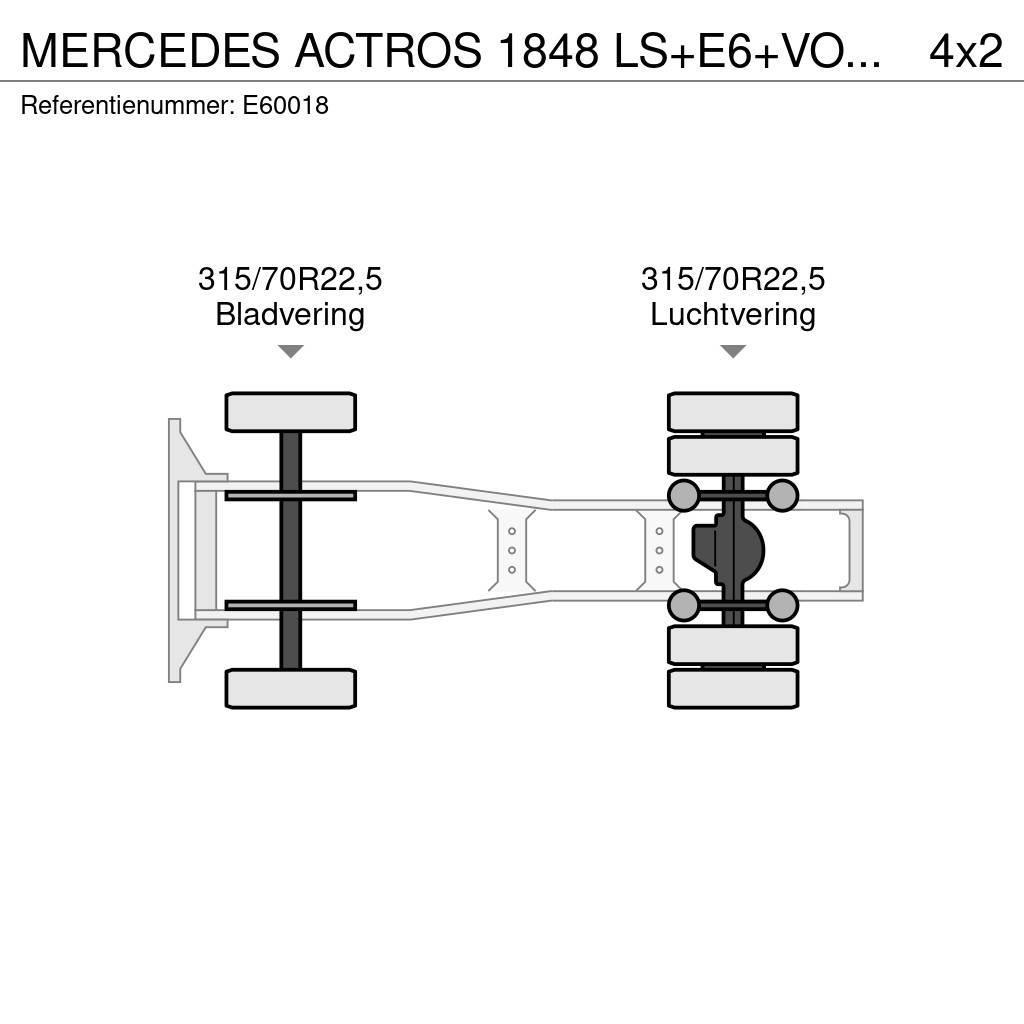 Mercedes-Benz ACTROS 1848 LS+E6+VOITH Тягачі