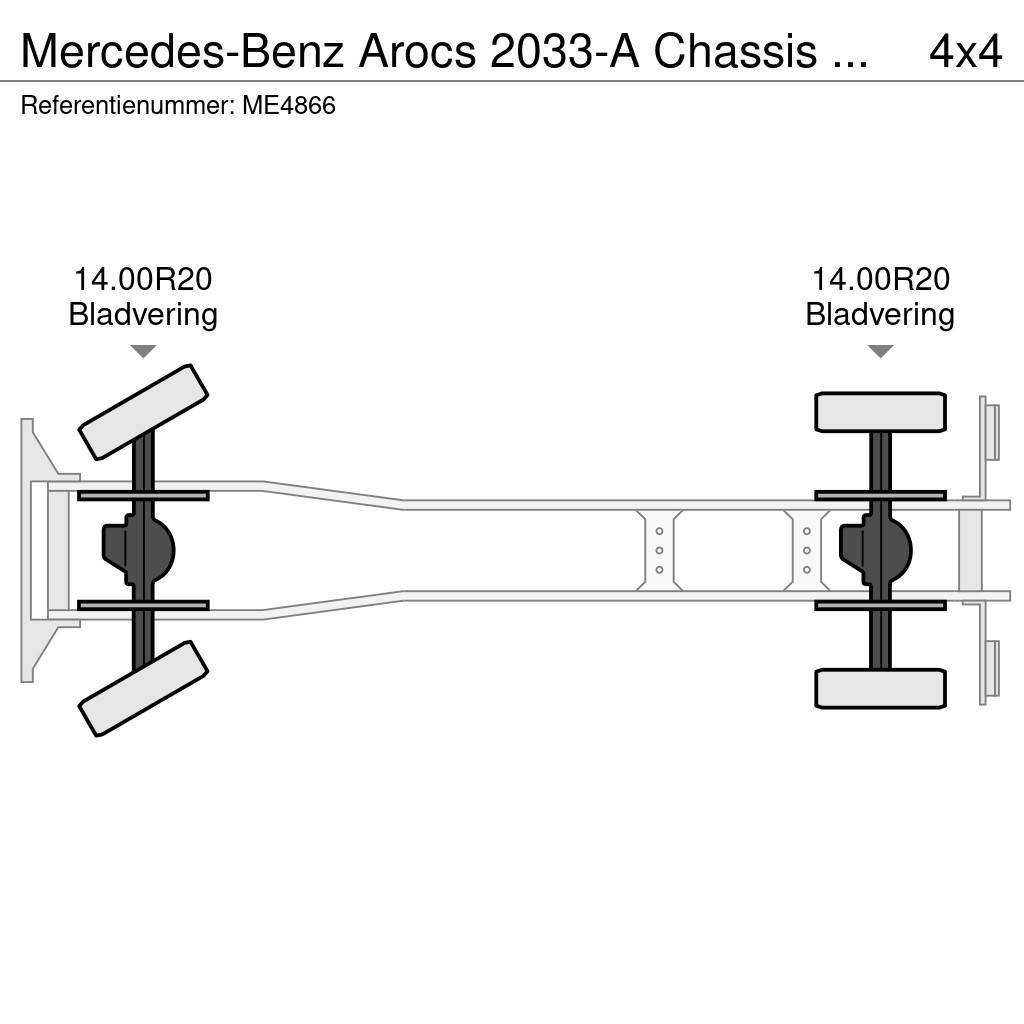 Mercedes-Benz Arocs 2033-A Chassis Cabin (2 units) Шасі з кабіною