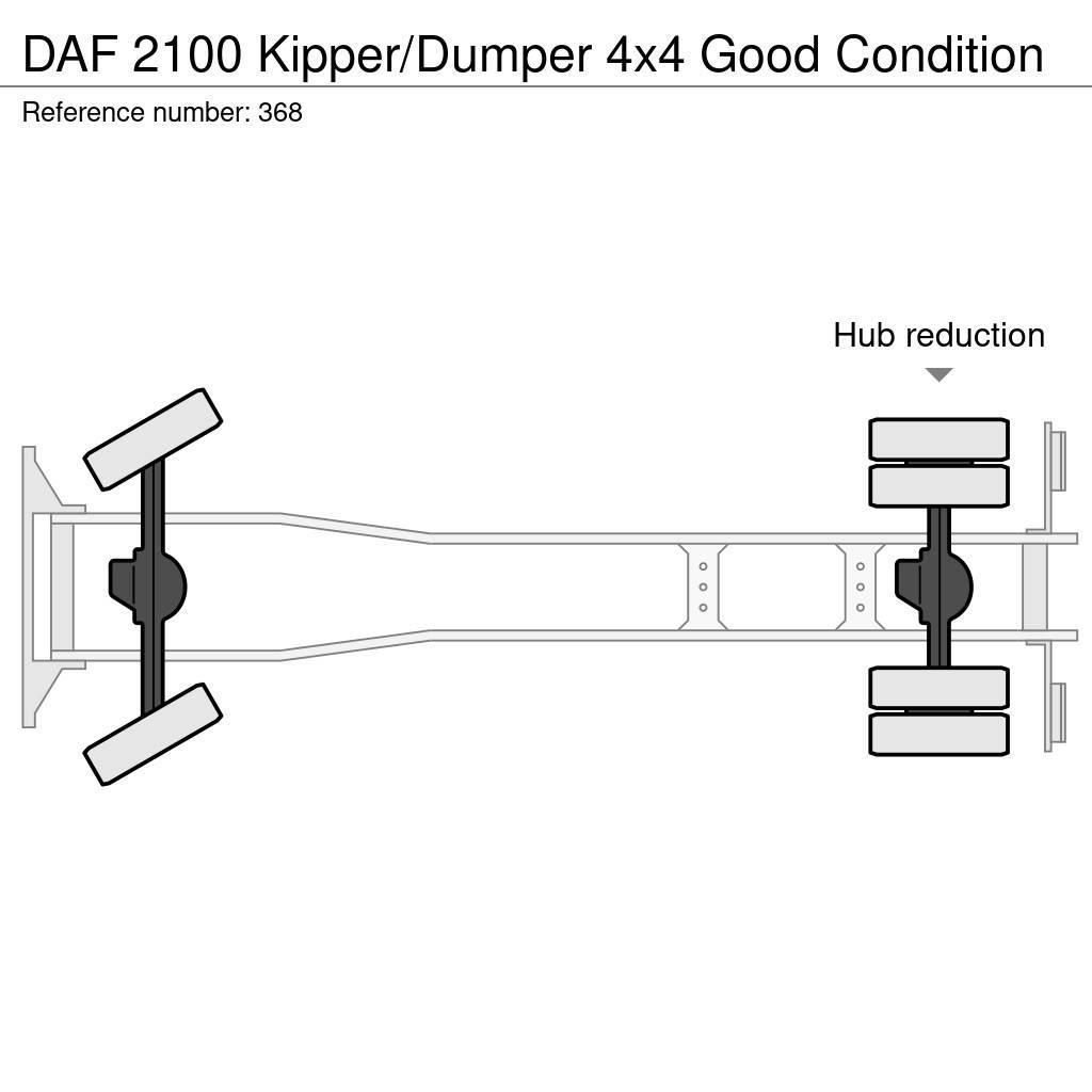 DAF 2100 Kipper/Dumper 4x4 Good Condition Самоскиди