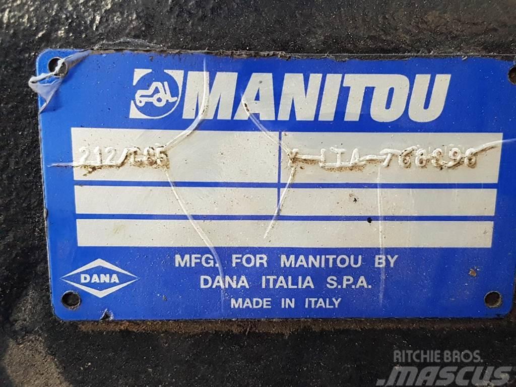 Manitou MLT1040-Spicer Dana 212/C85-Axle/Achse/As Осі