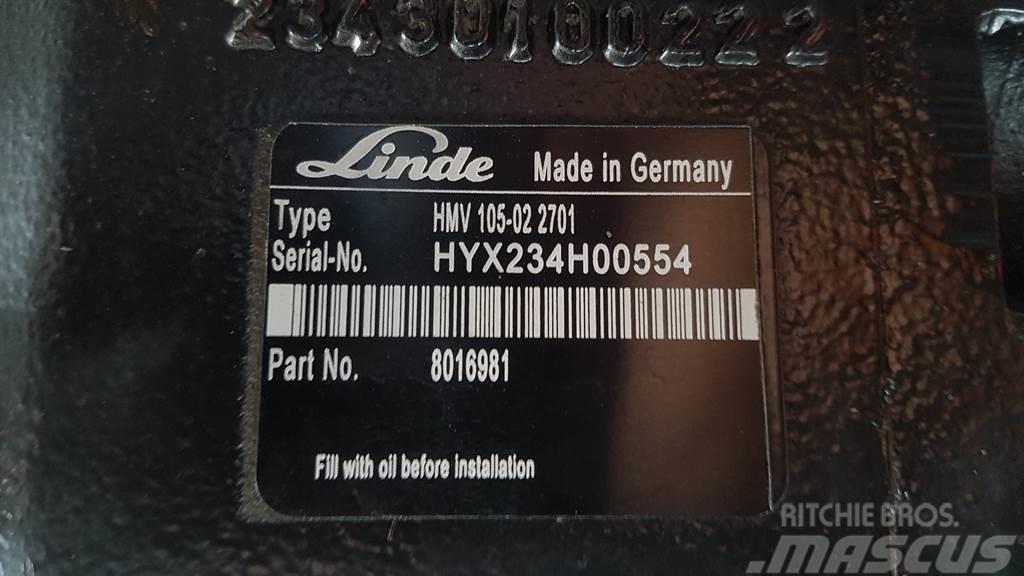 Linde HMV105-02 - Atlas 75S - Drive motor/Fahrmotor Гідравліка