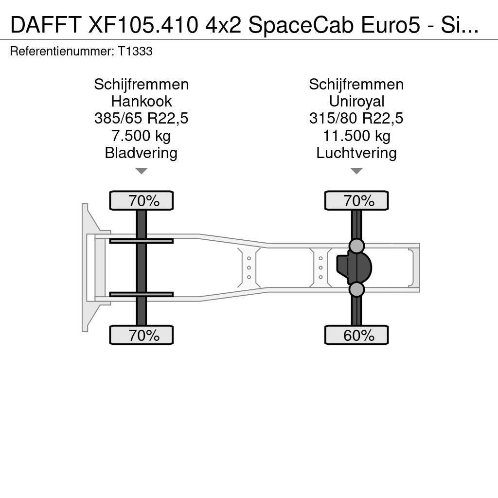 DAF FT XF105.410 4x2 SpaceCab Euro5 - Side Skirts - Sp Тягачі