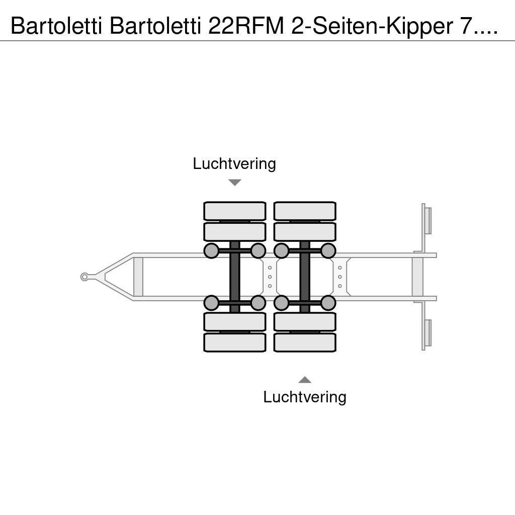 Bartoletti 22RFM 2-Seiten-Kipper 7.30m Самоскиди