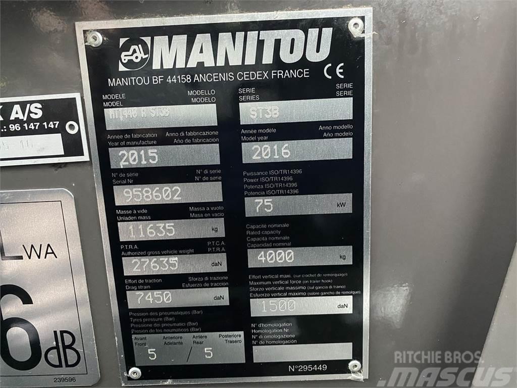 Manitou MT1440A ST3B Телескопічні навантажувачі
