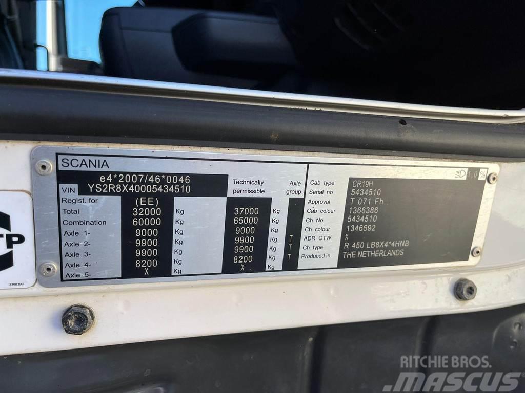 Scania R 450 8x4*4 FOR SALE AS CHASSIS ! Шасі з кабіною