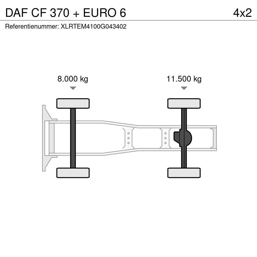 DAF CF 370 + EURO 6 Тягачі