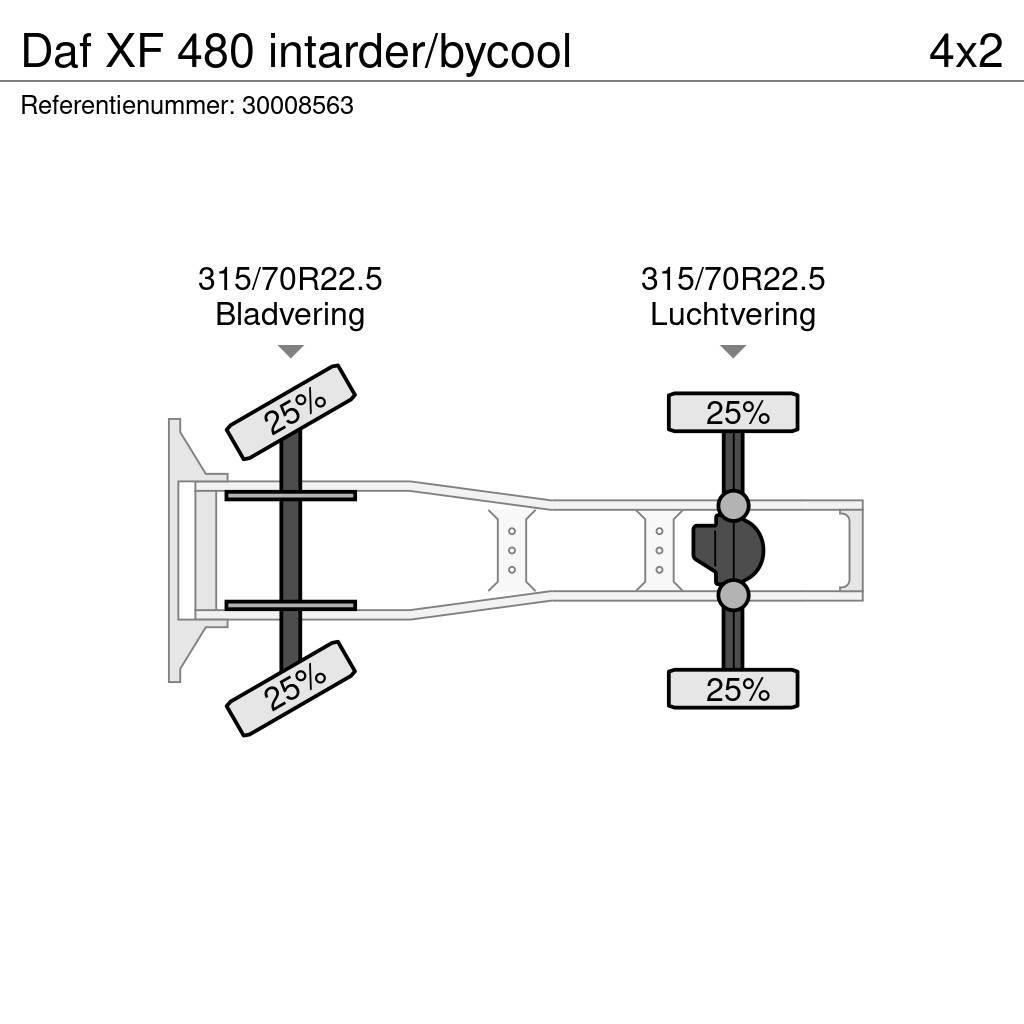 DAF XF 480 intarder/bycool Тягачі