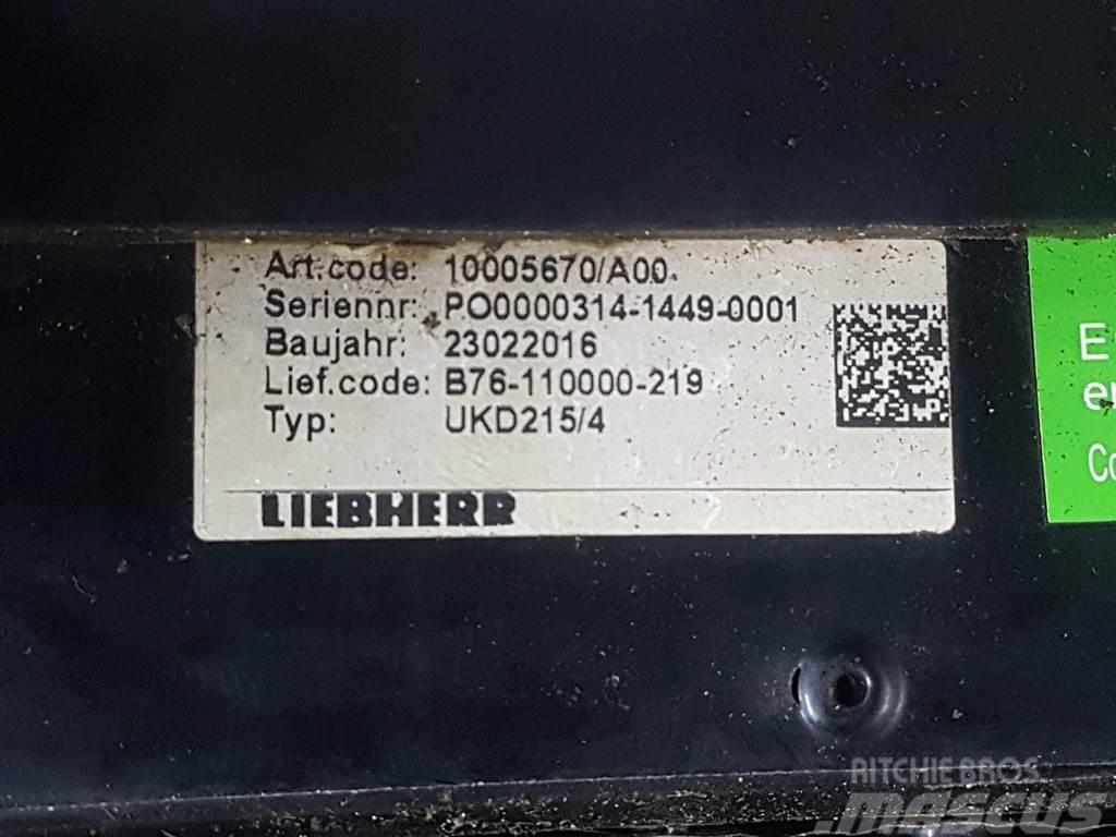 Liebherr A934C-10005670-UKD215/4-Airco condenser/Koeler Шасі