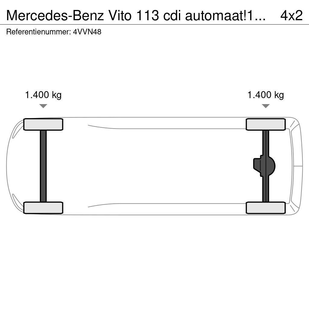Mercedes-Benz Vito 113 cdi automaat!140dkm!! Контейнер