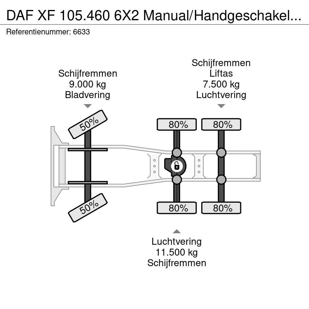 DAF XF 105.460 6X2 Manual/Handgeschakeld 25 ton NCH Sy Тягачі