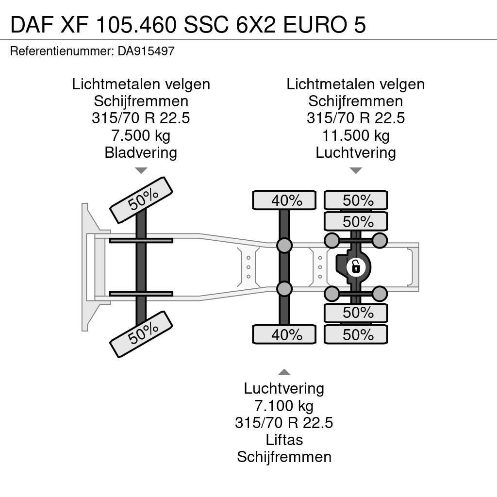 DAF XF 105.460 SSC 6X2 EURO 5 Тягачі