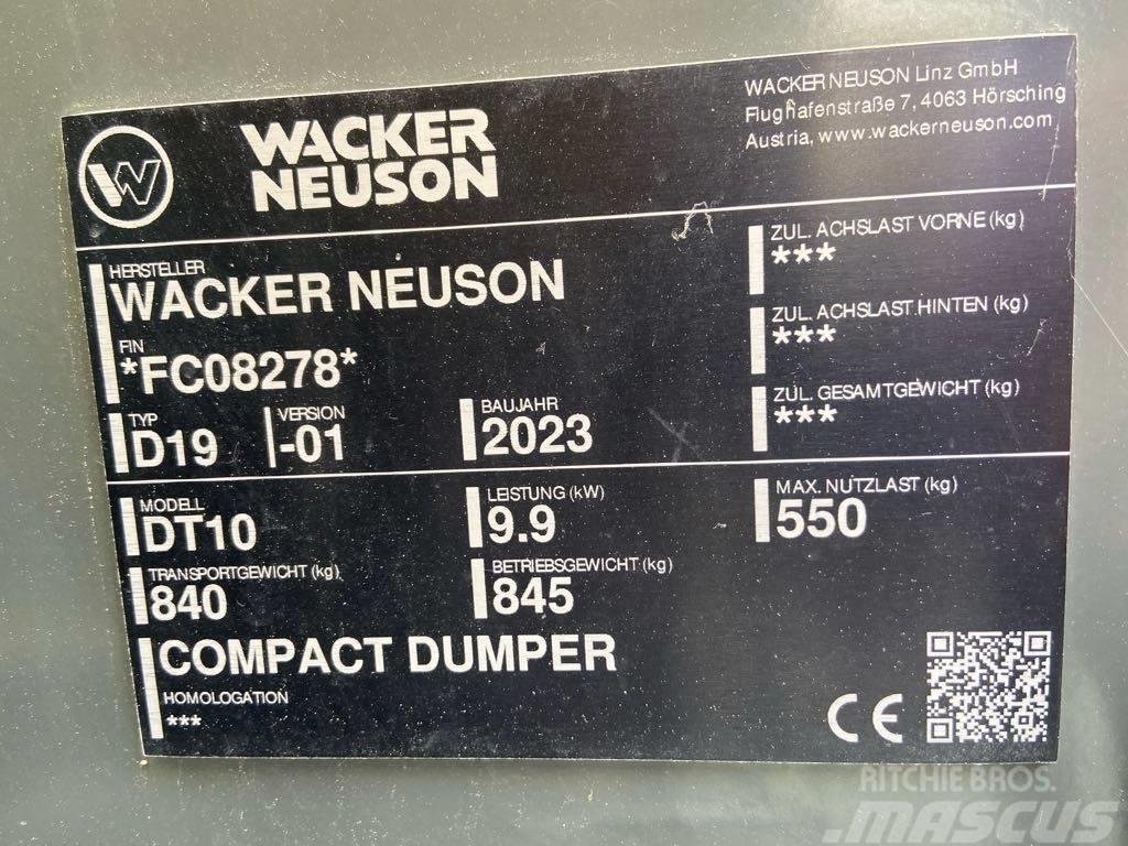 Wacker Neuson DT10 Tracked dumpers