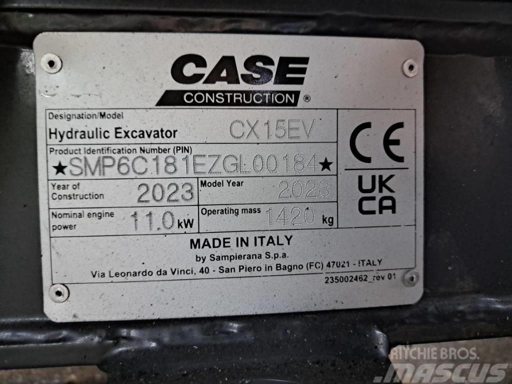 CASE CX15EV Міні-екскаватори < 7т