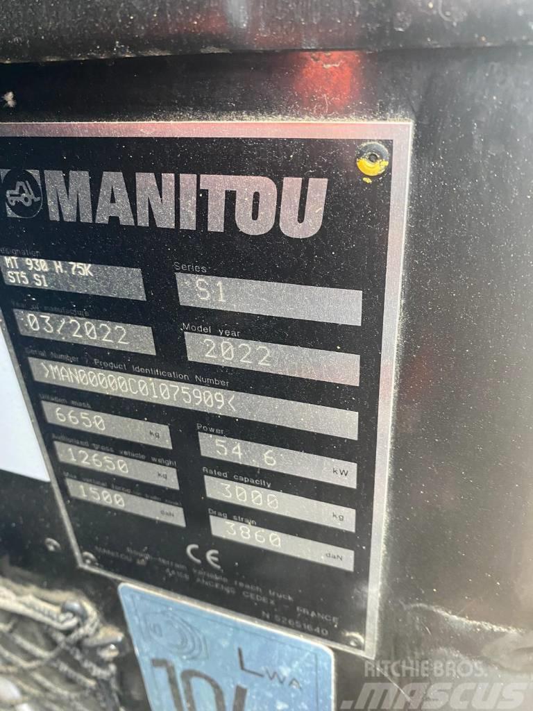 Manitou MT 930H Телескопічні навантажувачі
