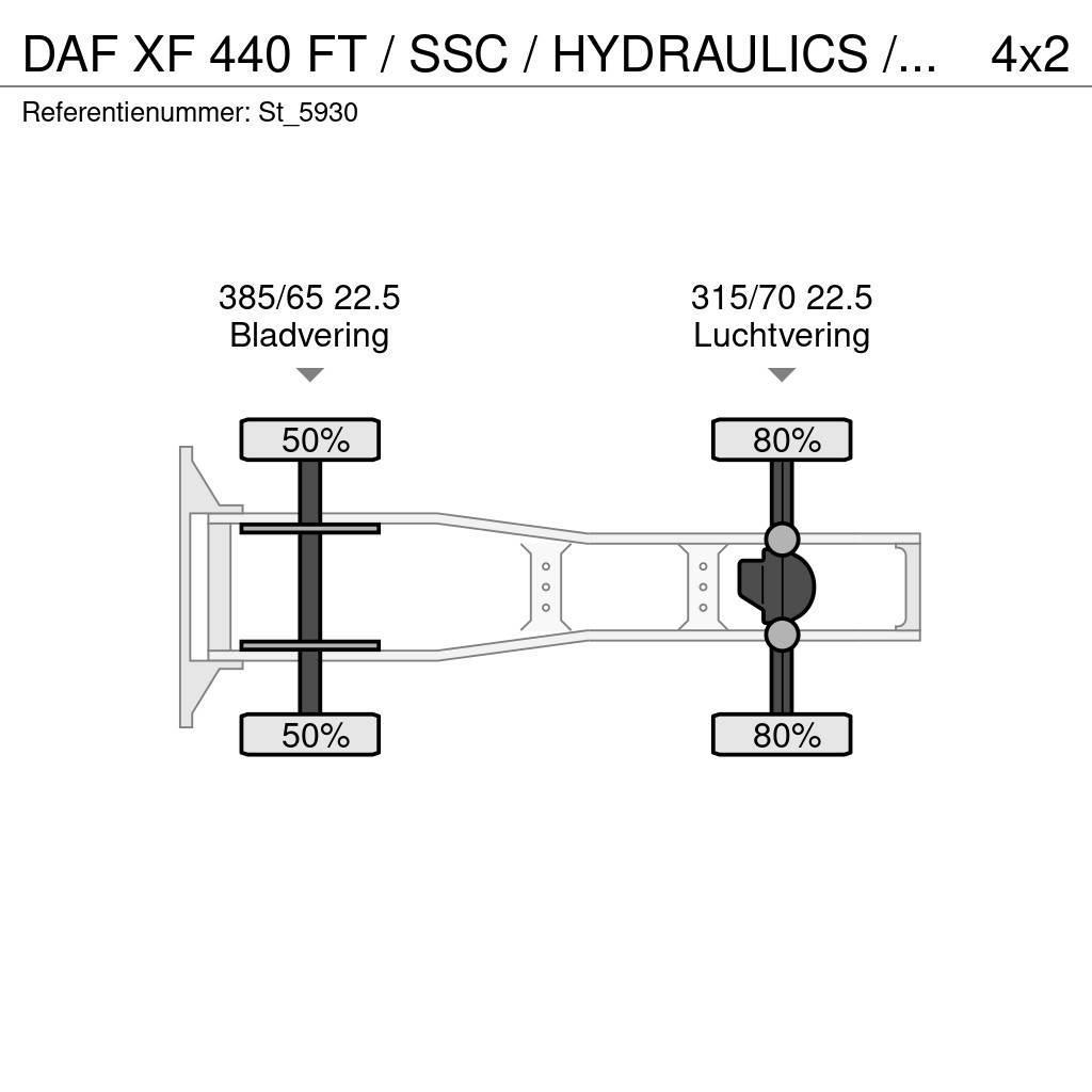 DAF XF 440 FT / SSC / HYDRAULICS / SUPERSPACECAB / NL- Тягачі