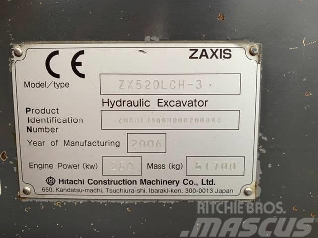 Hitachi ZX520LCH-3, low hours Гусеничні екскаватори