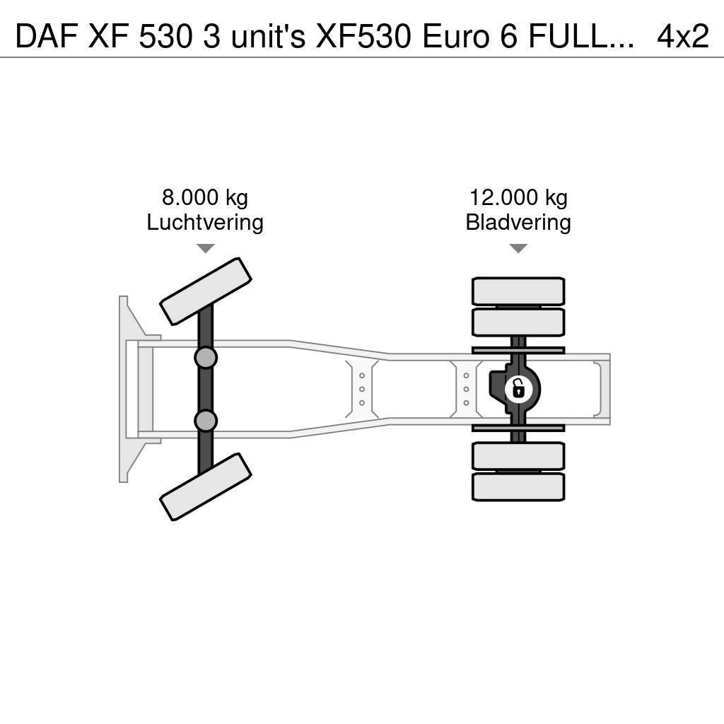 DAF XF 530 3 unit's XF530 Euro 6 FULL-SPOILER ZF-Intar Тягачі