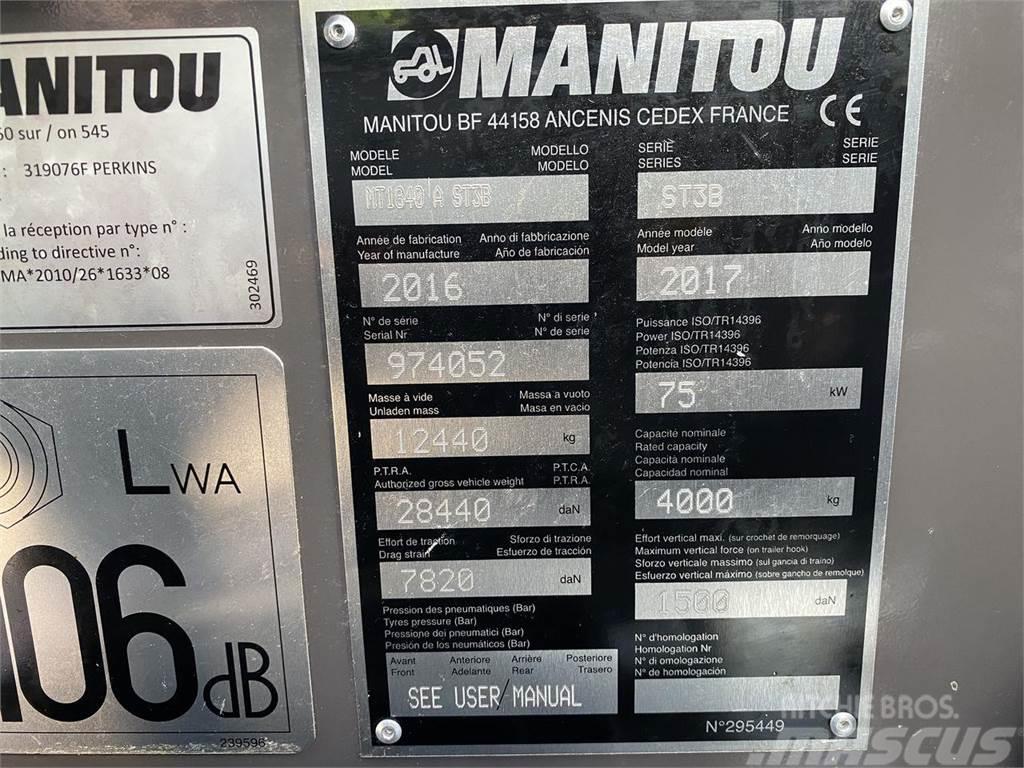 Manitou MT1840A ST3B Телескопічні навантажувачі