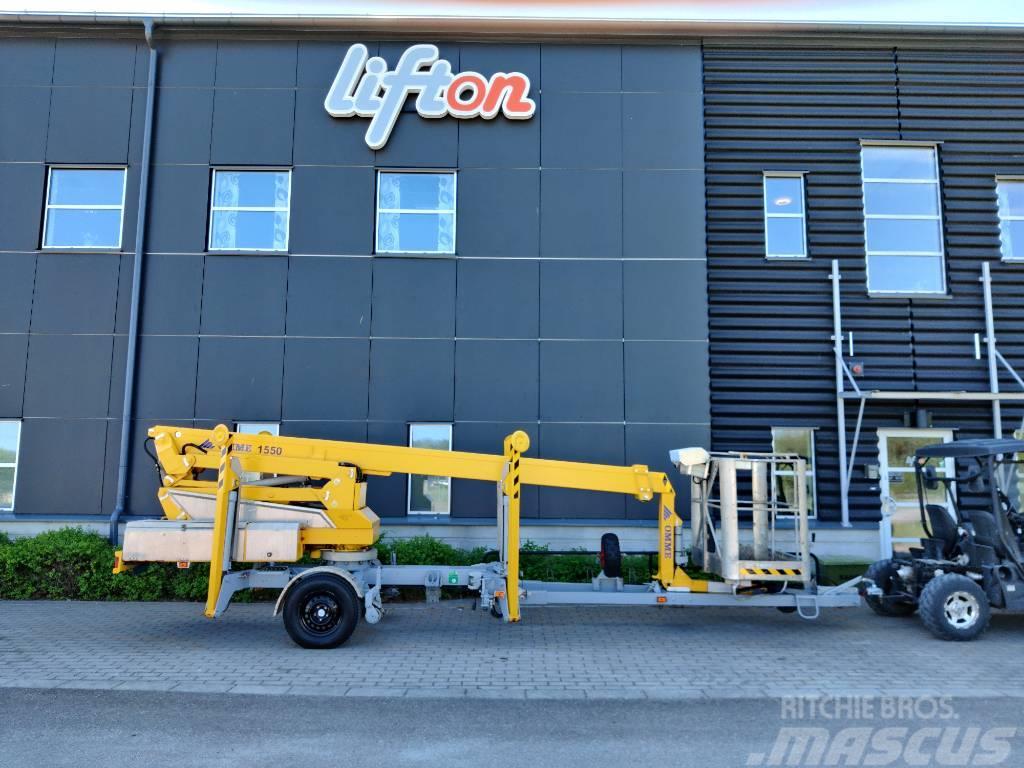 Omme 1550 EBZX Skylift Trailer mounted aerial platforms