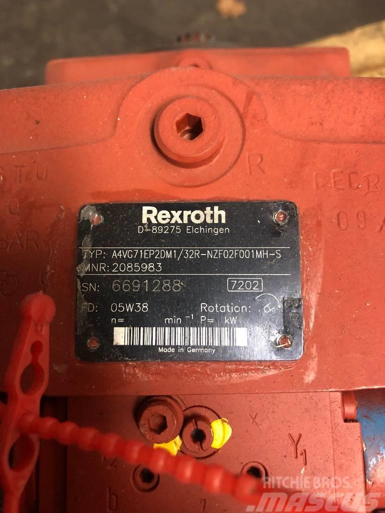 Rexroth A4VG71EP2DM1/32R-NZF02F001MH-S Інше обладнання