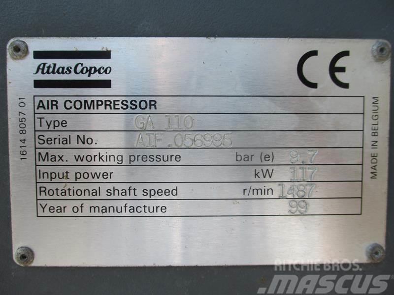 Atlas Copco GA 110 - FF Компресори
