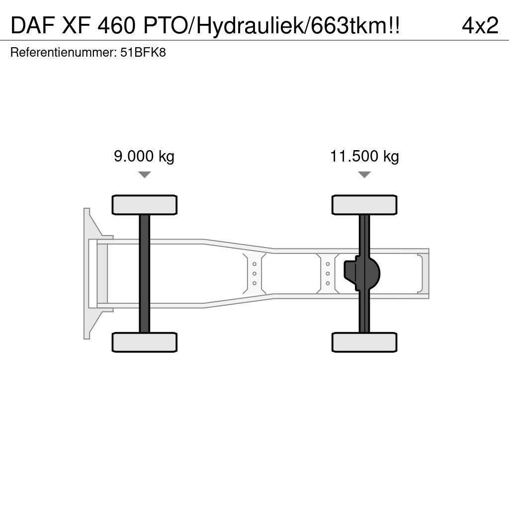DAF XF 460 PTO/Hydrauliek/663tkm!! Тягачі
