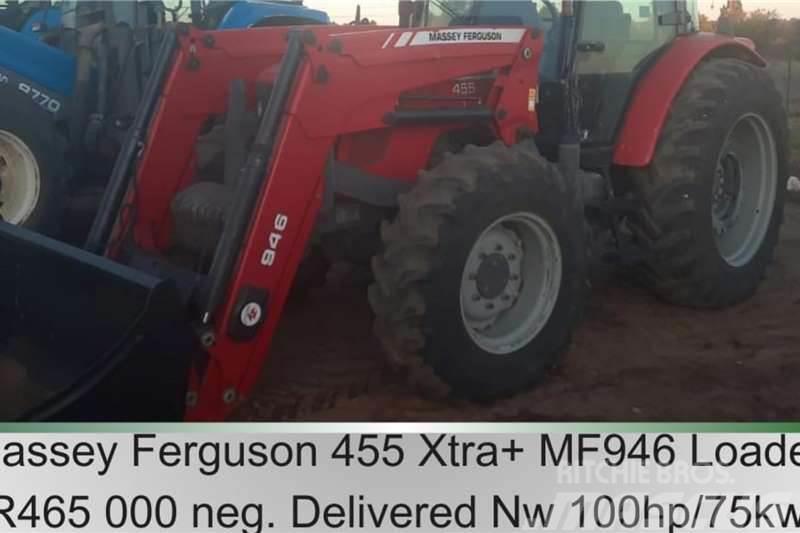 Massey Ferguson 455 Xtra + MF 946 loader - 100hp / 75kw Трактори