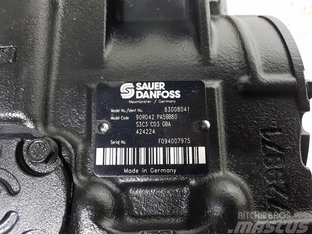 Sauer Danfoss 90R042PA5BB80-83008041-Drive pump/Fahrpumpe Гідравліка