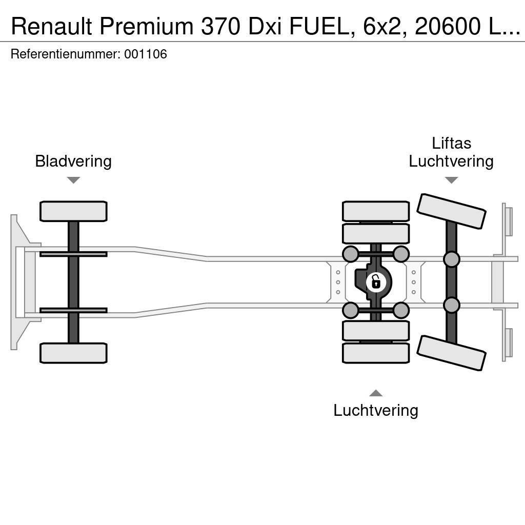 Renault Premium 370 Dxi FUEL, 6x2, 20600 Liter, 6 Comp, Re Вантажівки-цистерни