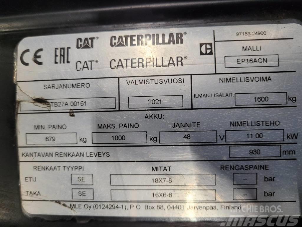 CAT EP16 ACN Електронавантажувачі