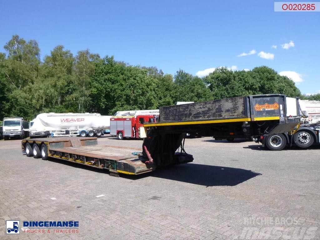 Nooteboom 3-axle lowbed trailer 33 t / extendable 8.5 m Низькорамні напівпричепи