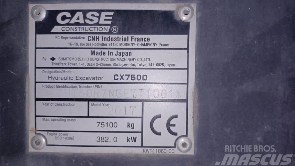 CASE CX 750 D Гусеничні екскаватори