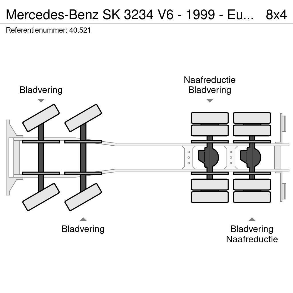 Mercedes-Benz SK 3234 V6 - 1999 - Euro 2 - Big Axles - Full stee Шасі з кабіною