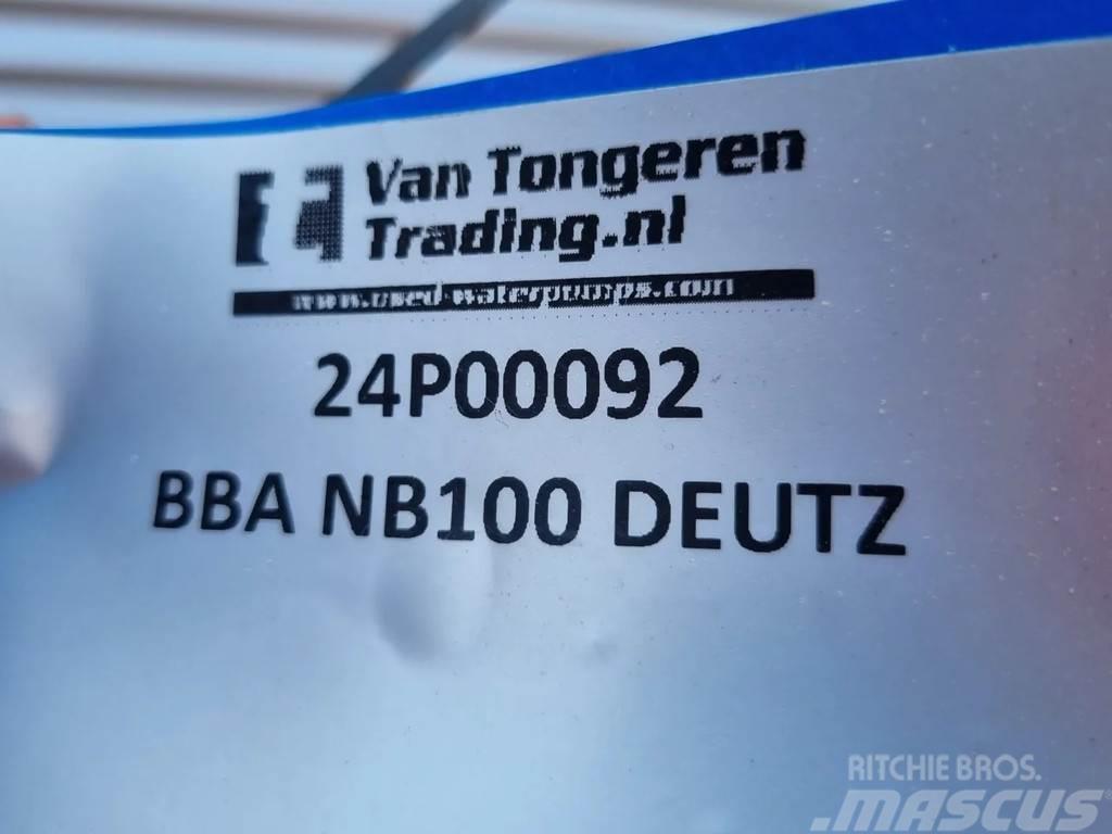 BBA NB100 + DEUTZ F2L 1011F Гідронасоси