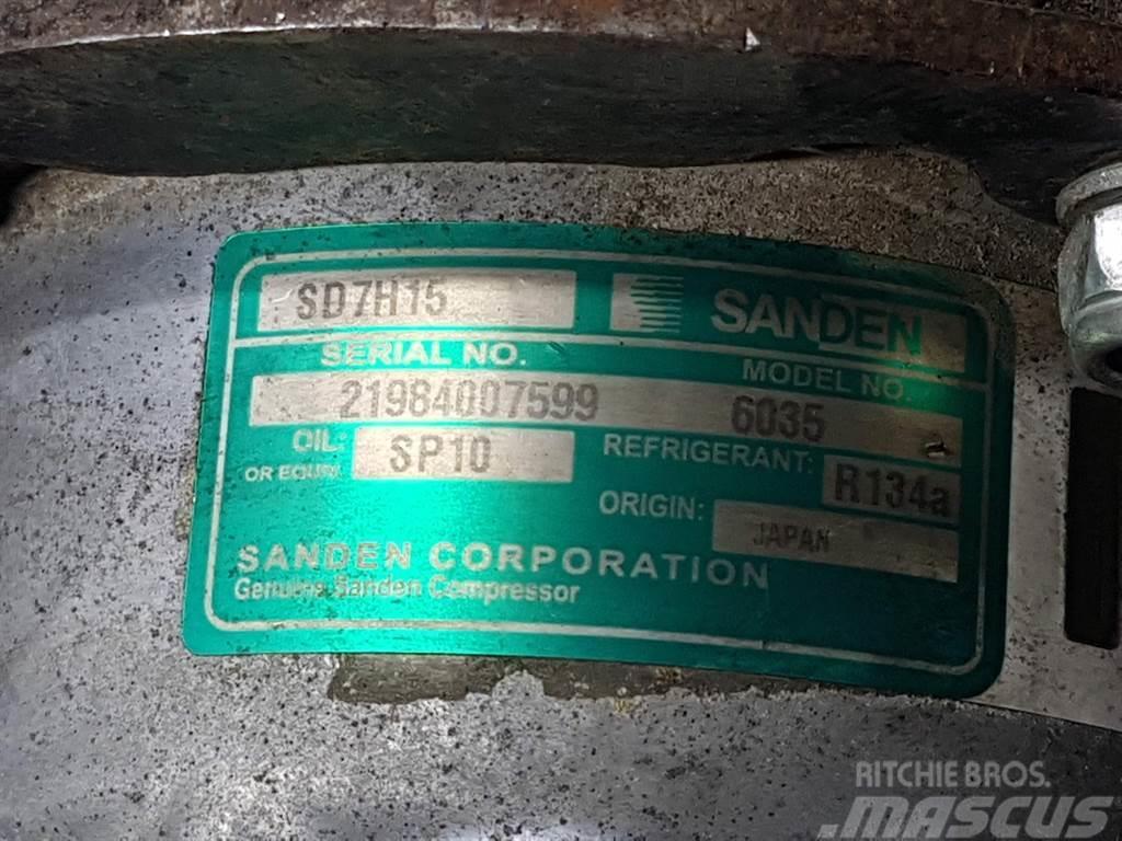 Sanden SD7H15-6035-Compressor/Kompressor/Aircopomp Двигуни