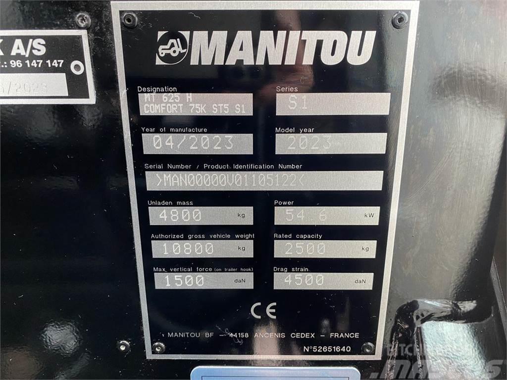 Manitou MT625H COMFORT ST5 Телескопічні навантажувачі