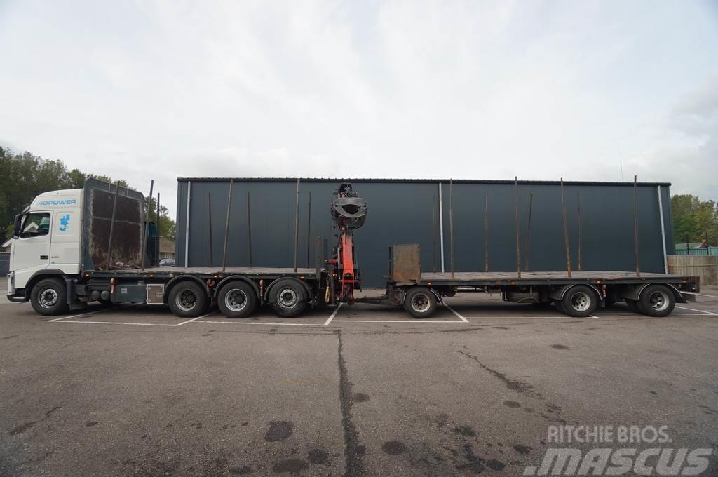 Volvo FH540 8X4 TIMBER WOOD TRANSPORT COMBI WITH TRAILER автокрани