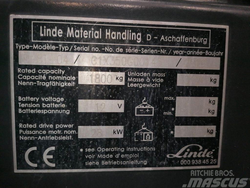 Linde H18T-04 Газові навантажувачі
