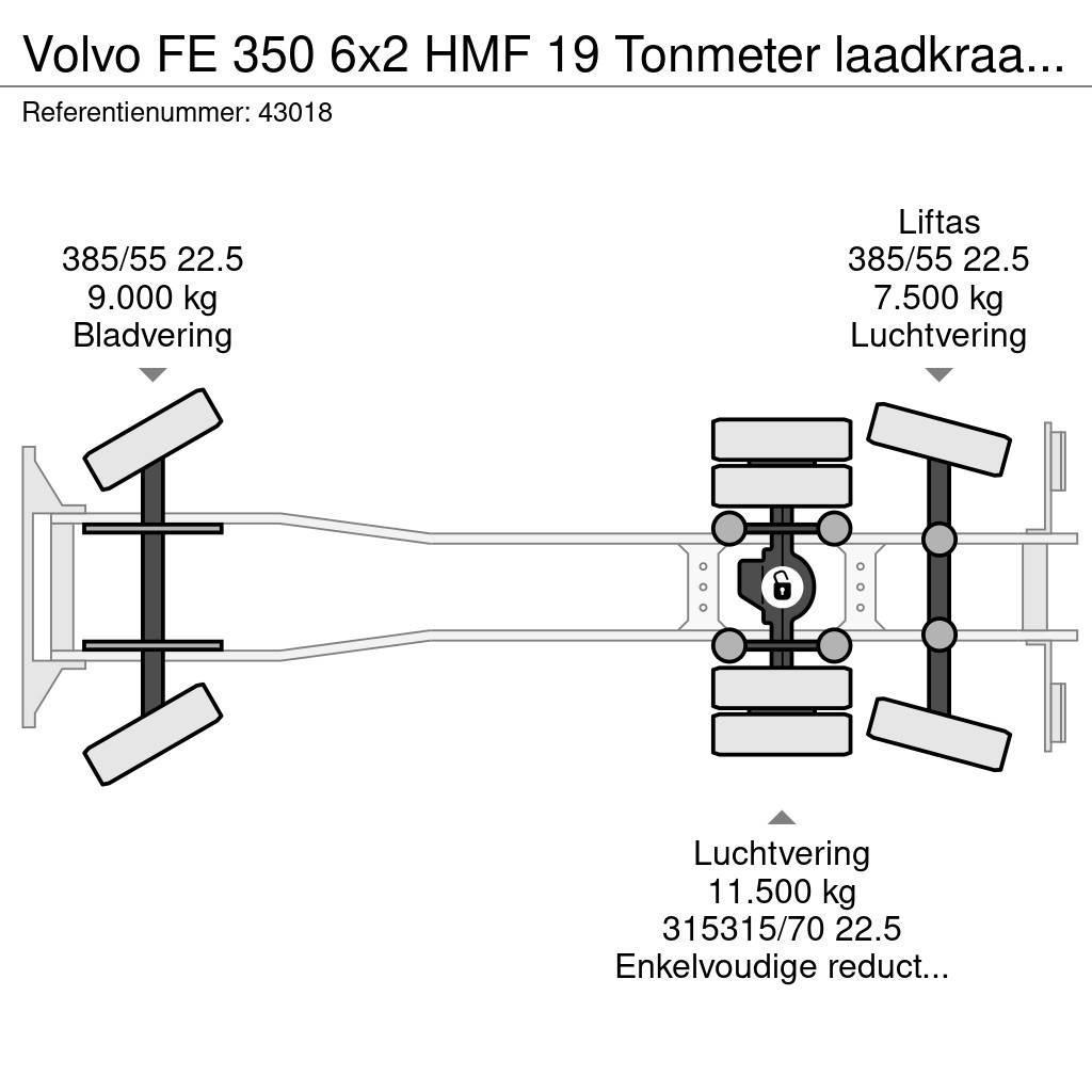 Volvo FE 350 6x2 HMF 19 Tonmeter laadkraan New and Unuse Вантажівки з гаковим підйомом