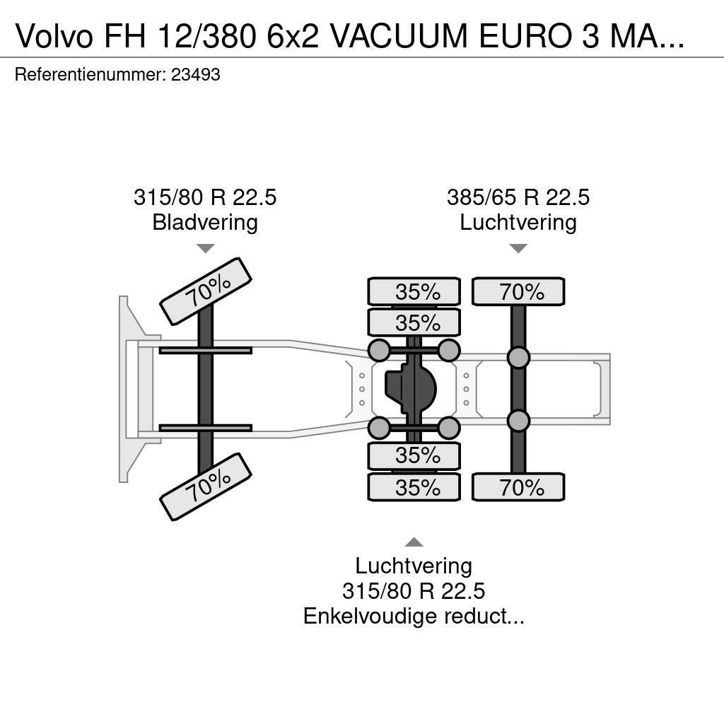 Volvo FH 12/380 6x2 VACUUM EURO 3 MANUAL GEARBOX 758.100 Тягачі