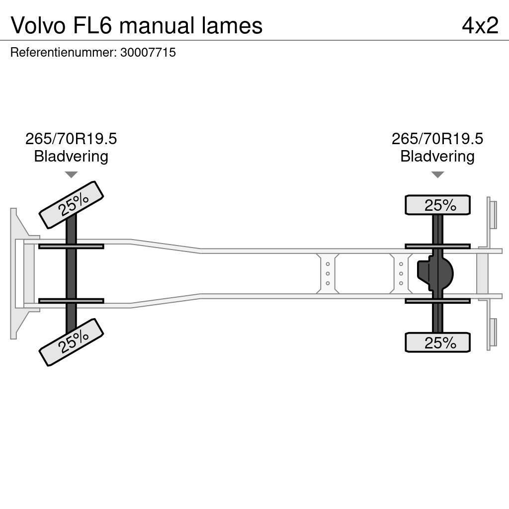 Volvo FL6 manual lames Шасі з кабіною