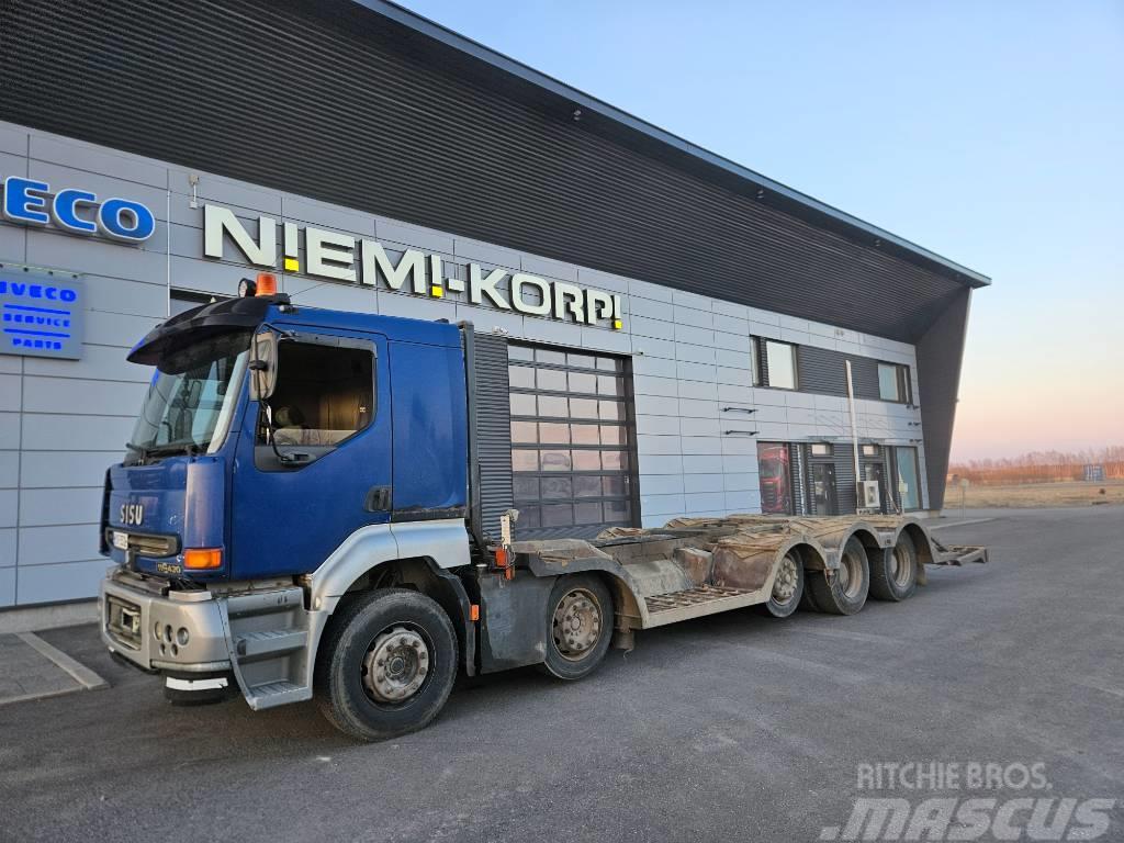 Sisu E11 420 10x4 metsäkoneritilä Вантажівки для лісозаготівель