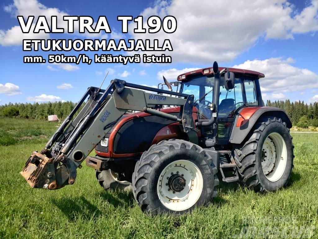 Valtra T190 HiTech etukuormaajalla - VIDEO Трактори