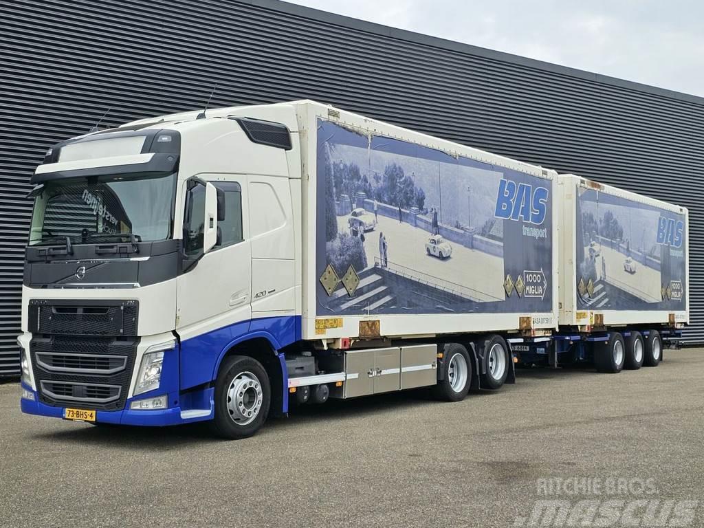 Volvo FH 420 6x2 / COMBI / BDF / BOX / GROENEWEGEN TRAIL Фургони
