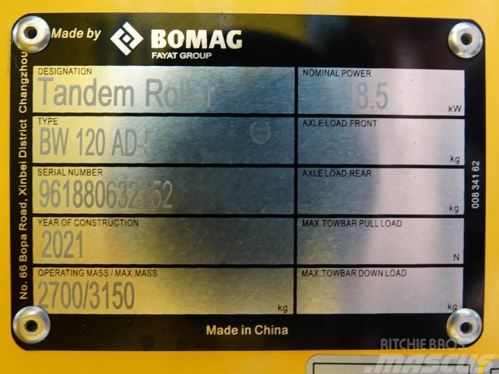 Bomag BW120AD-5 - 200 Hours! Kubota Engine Котки тротуарні
