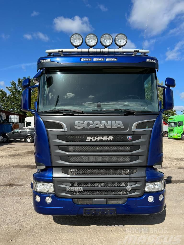 Scania R520CB6X2HSA EURO 6,RETARDER, 9T front axel Вантажівки з гаковим підйомом