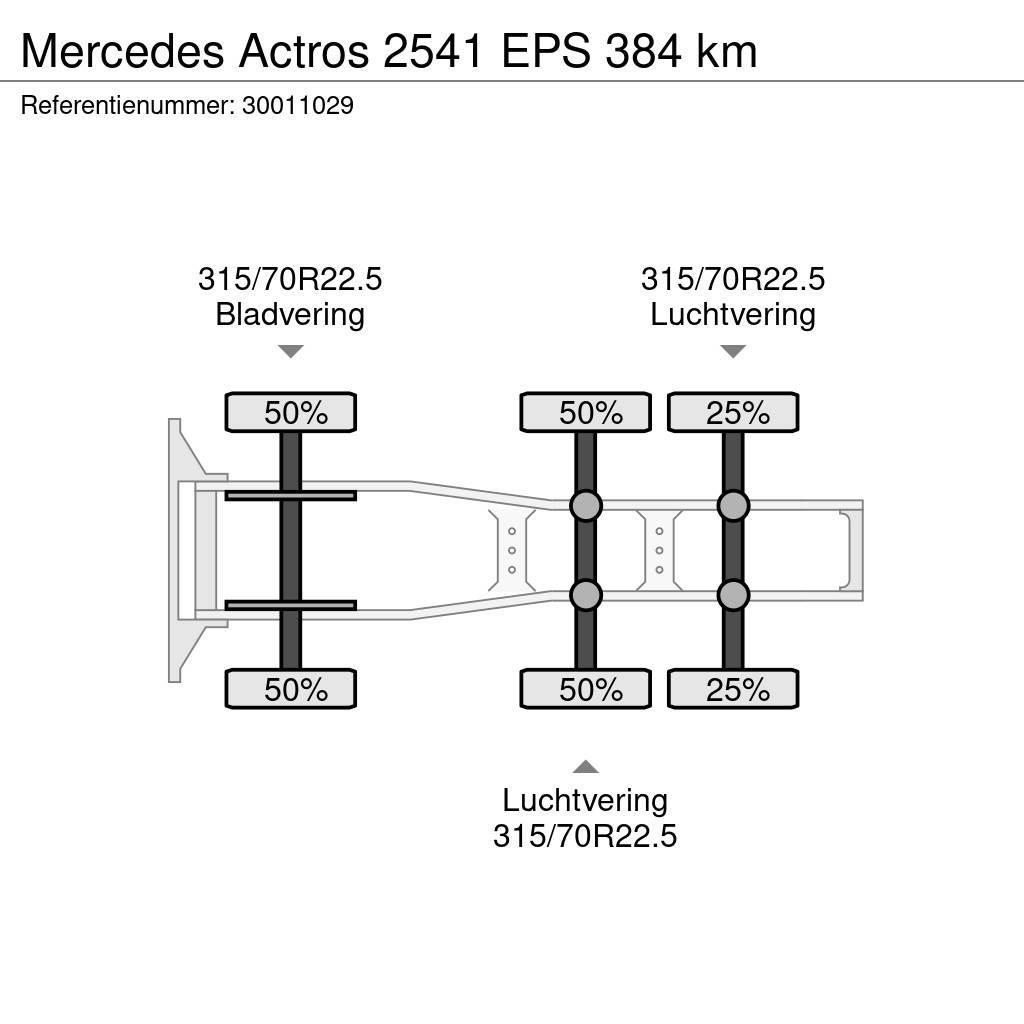Mercedes-Benz Actros 2541 EPS 384 km Тягачі