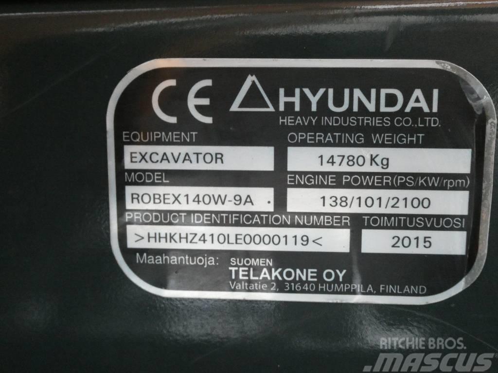 Hyundai Robex 140 W-9 A Колісні екскаватори