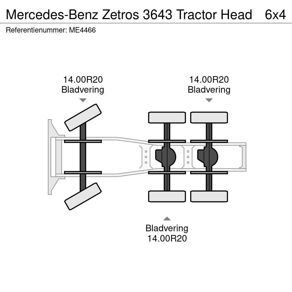 Mercedes-Benz Zetros 3643 Tractor Head Тягачі